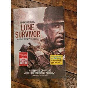 Lone Survivor Mark Wahlberg Blu Ray DVD Digital‎ HD Combo Pack 2014 Movie
